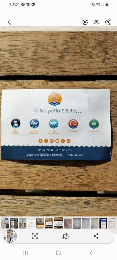 Casa Blu Oltremare Villa SantʼAntìoco Eksteriør bilde